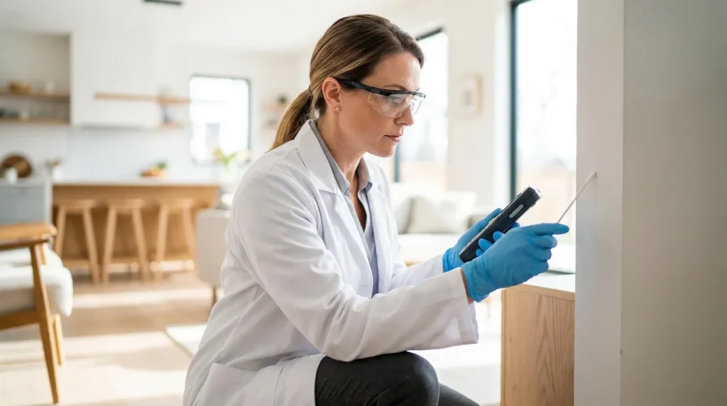 Professional mold inspection - lab inspector